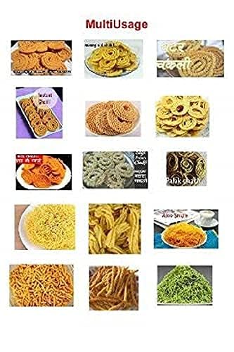 SHOPSIDEX Stainless Steel Kitchen PressNoodlesMurukku nool puttu bhujia Chakli MakerIdiyappam PressMurukku Machinefor Sev NamkeenNoodlesMaggi - Image 4
