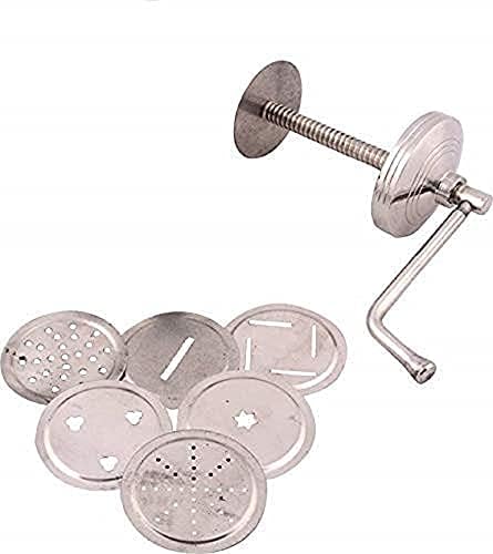 SHOPSIDEX Stainless Steel Kitchen PressNoodlesMurukku nool puttu bhujia Chakli MakerIdiyappam PressMurukku Machinefor Sev NamkeenNoodlesMaggi - Image 5