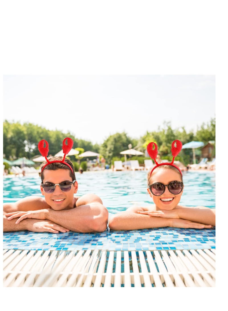 Loquat 6 PCS Lobster Headbands and Eyeglass, Claws Headband Eyeglasses Red Party Headwear, Suitable for Cosplay Costume - Image 5