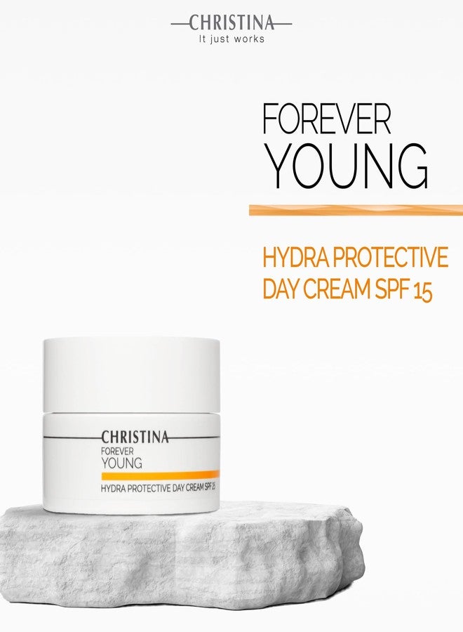 -CHRISTINA- Christina Forever Young Hydra Protective Day Cream SPF 25-50ml - UVA/UVB, Non-Comedogenic and Lightweight Face Moisturizer with Sunscreen for Combination, Dry, Normal, Oily & Sensitive Skin - Image 4