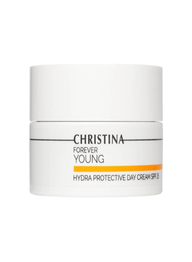 -CHRISTINA- Christina Forever Young Hydra Protective Day Cream SPF 25-50ml - UVA/UVB, Non-Comedogenic and Lightweight Face Moisturizer with Sunscreen for Combination, Dry, Normal, Oily & Sensitive Skin - Image 1