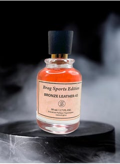 B BRAG B Brag Sport Bronze Leather 50ml Eau de Perfume for Men Best Long-Lasting Men’s Fragrances Perfect for Every Special Occasion Arabic Perfumes for Men  - Image 2