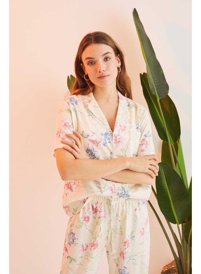 women'secret Flowered shirt pajamas - Image 1
