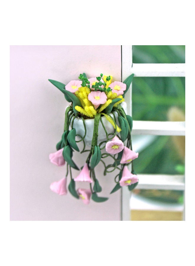 NIBEMINENT Hanging Potted Flowers Model Ornament for Dollhouse - Image 3