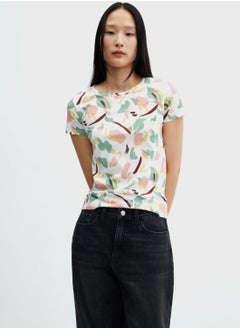 Crew Neck Printed T-Shirt