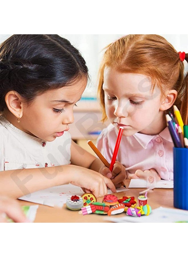 فنبلاست ممحاة فن بلاست كاندي بالاس للأطفال - مجموعة ممحاة أقلام رصاص لطيفة وملونة للأطفال، مجموعة أدوات مدرسية للأطفال، ممحاة أنيقة، هدايا عيد ميلاد للأطفال (عبوة من 23 قطعة) - Image 5