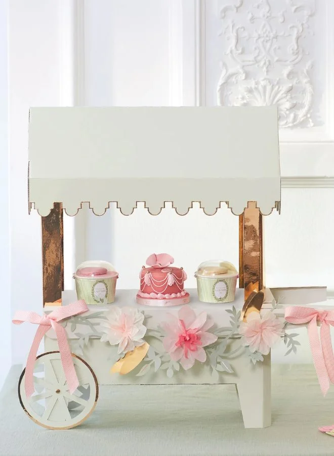 ميري ميري Laduree Paris Macaron Cart Centrepiece