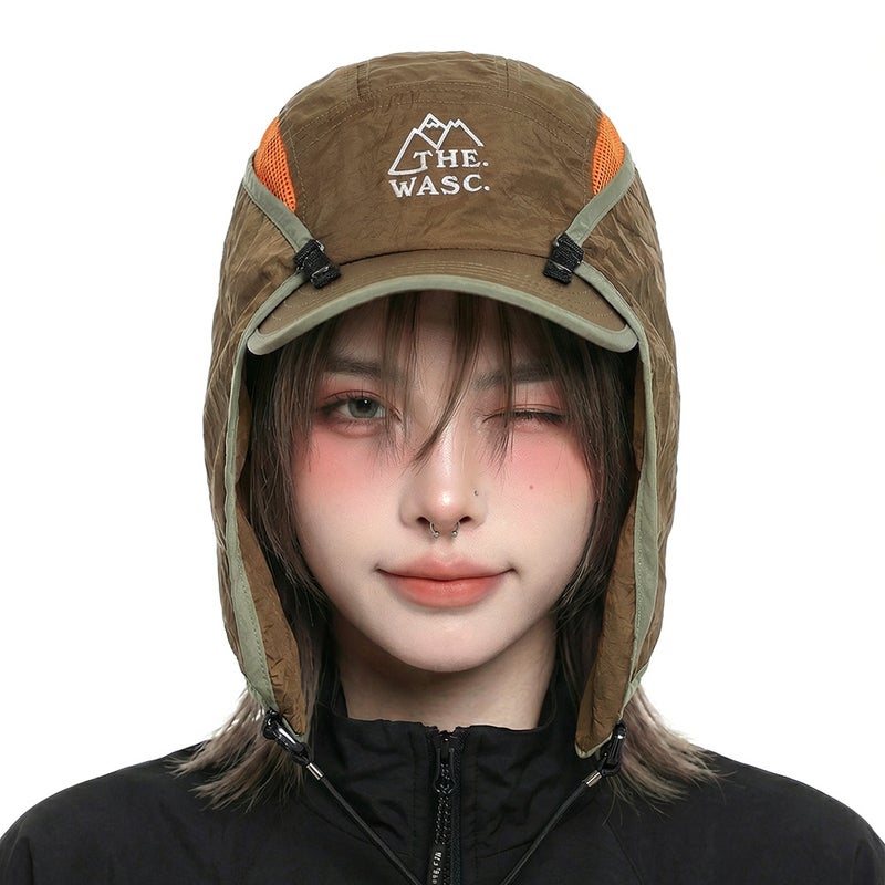 WASC Outdoor Korean Style Detachable Quick-Dry Sun-Protection Baseball Cap with Cape - Image 1