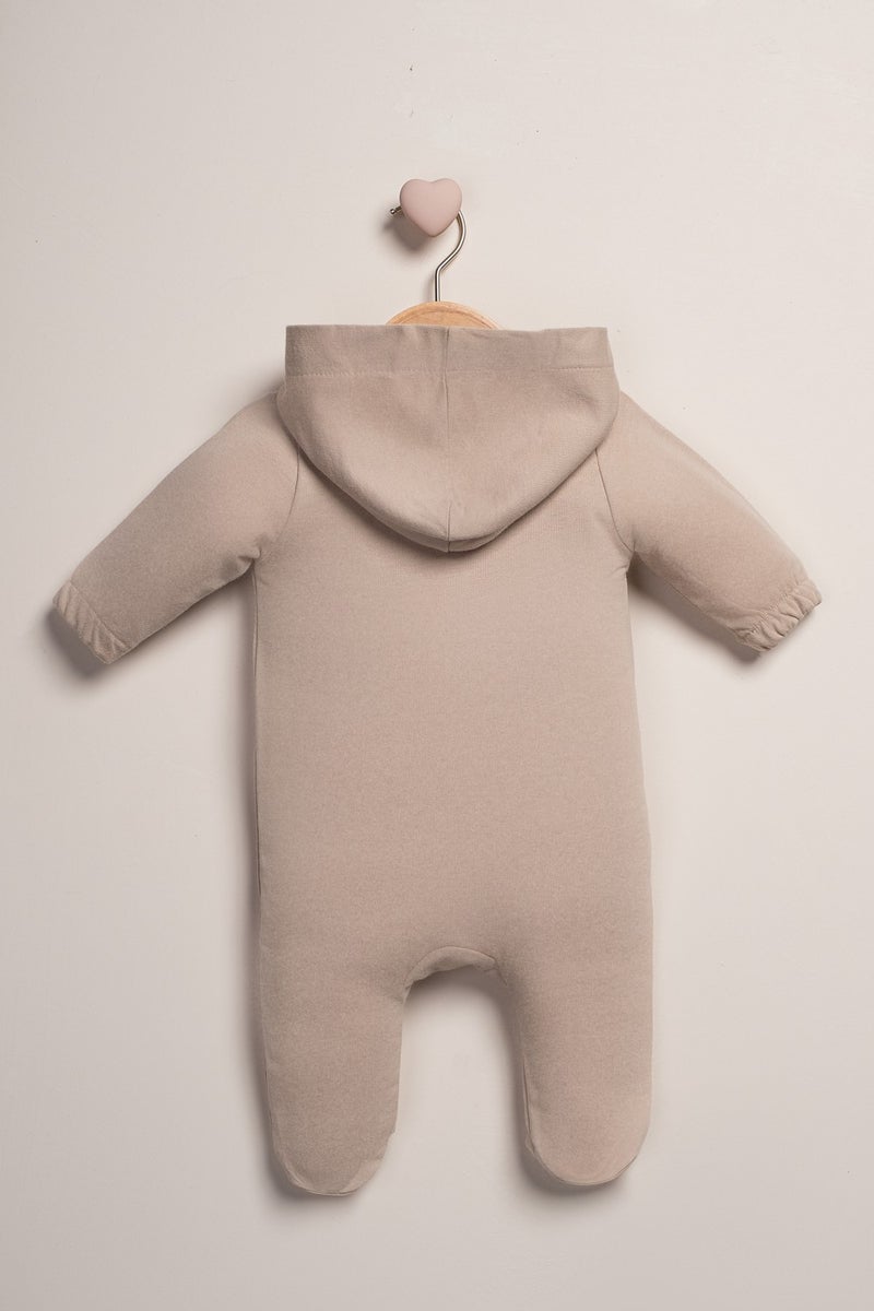 Baby Fou Hooded Zippered Jumpsuit - Image 4
