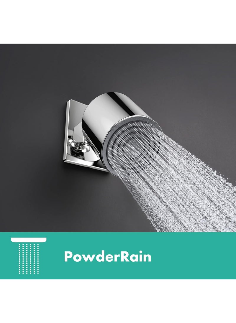 Hansgrohe hansgrohe Pulsify S 4-inch Modern Showerhead 1-Spray PowderRain with QuickClean in Chrome, 24132001  - Image 3