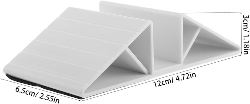 ULTECHNOVO 4-Pack Triangle Base Stabilizer for Child Stair Gates and PET Fences Reinforcement Support Feet White Suitable for PET Safety and Stair Protection - Image 2