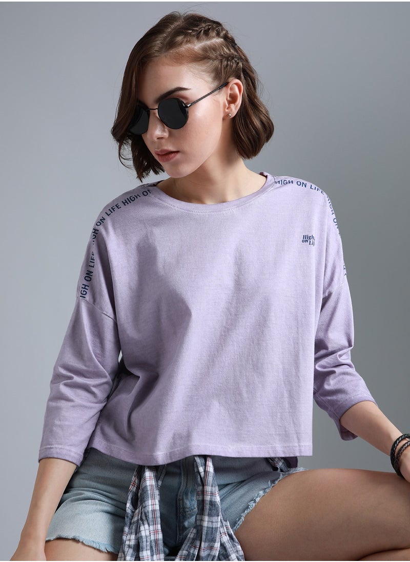 Boxy T-Shirt for Women - Lilac Cotton Drop-Shoulder - pzsku/Z86DFE02A2F5AB081E0FFZ/45/_/1721396612/033c7b7f-2d7b-43d2-9156-67d343daab5b