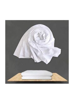 REBENUO Original Men's Hajj Umrah clothing Ahram 100% Cotton Super Soft 2 Pcs Towel Set.(top and Bottom) 42X82 inch New Dry Fast Microfiber Woven Technology. Ahrams Waterproof Belt 1000 grams  - Image 2