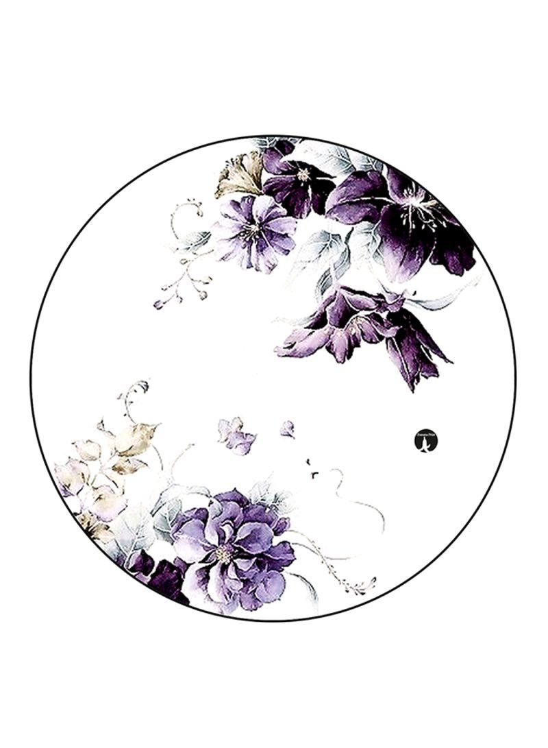 Flowers Printed Mouse Pad Multicolour