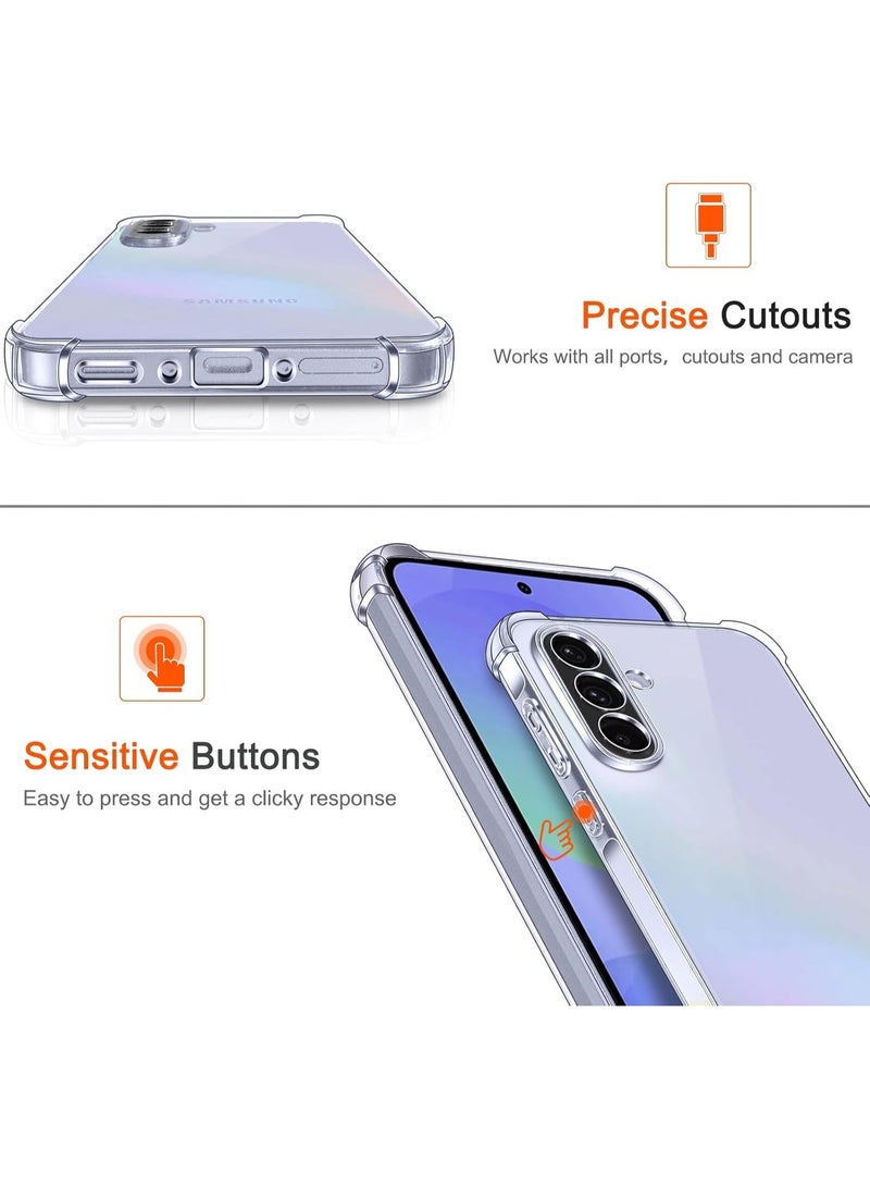جراب شفاف ضد الصدمات متوافق مع هاتف سامسونج جلاكسي A36 - A56 - Image 3