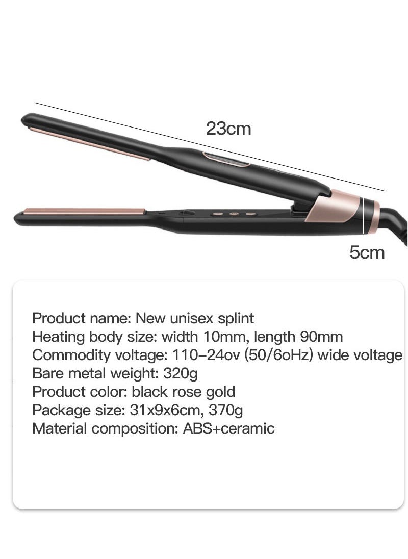 Sharpdo - Pencil Flat Iron, Small Flat Irons For Short Hair, Beard and Pixie Cut, Ceramic Tourmaline Mini Hair Straightener Dual Voltage With Adjustable Temperature, Auto Shut Off - Image 1