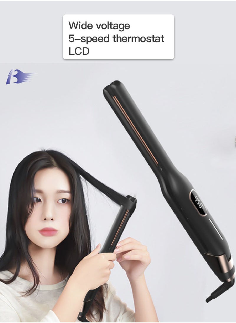 Sharpdo - Pencil Flat Iron, Small Flat Irons For Short Hair, Beard and Pixie Cut, Ceramic Tourmaline Mini Hair Straightener Dual Voltage With Adjustable Temperature, Auto Shut Off - Image 1