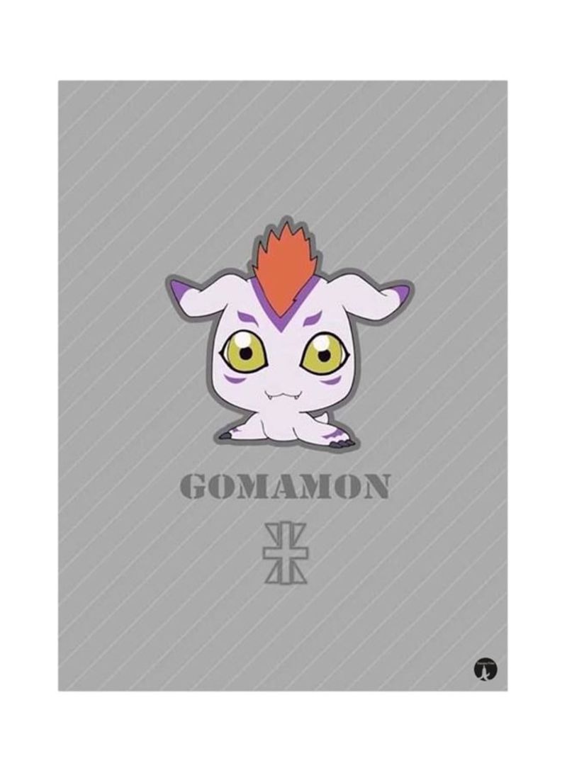 The Anime Digimon Mouse Pad Grey