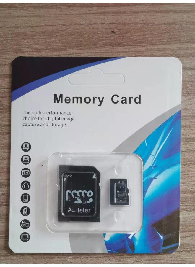 Memory Card AS Version 32g Mobile Phone TF Card 64g Recorder Monitoring Camera SD Expansion Upgrade Card-Color:Neutral Dual Card Packaging-Capacity:32GB C10 Liter 1TB  - Image 1