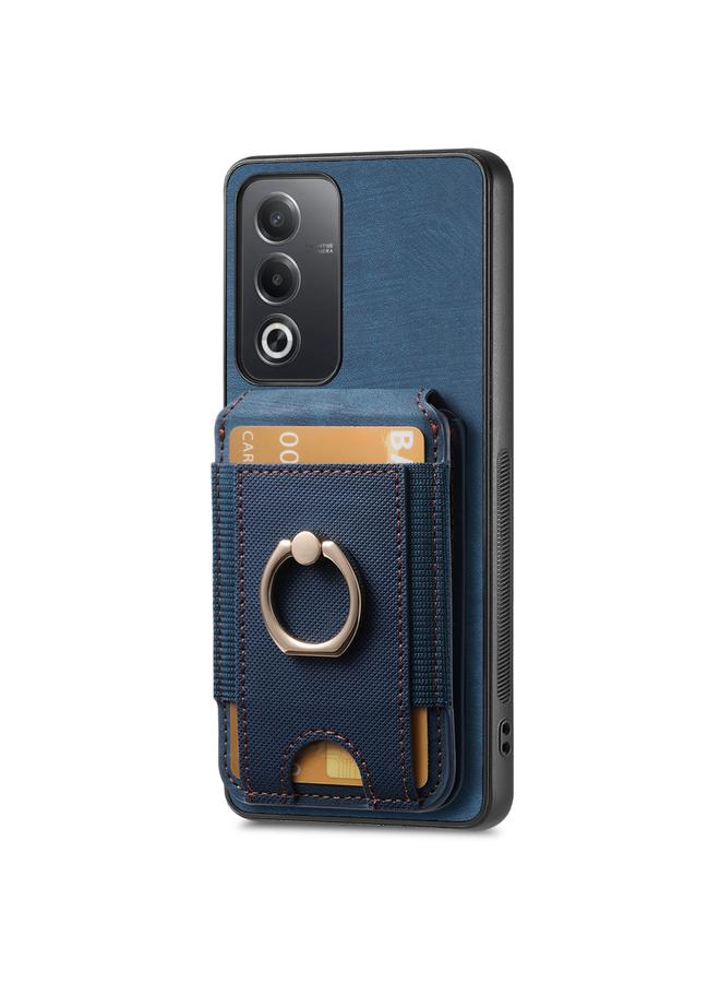 erorex Case For OPPO Reno6 Pro 5G Retro Splitable Magnetic Stand Card Bag Leather Phone Case - Image 2