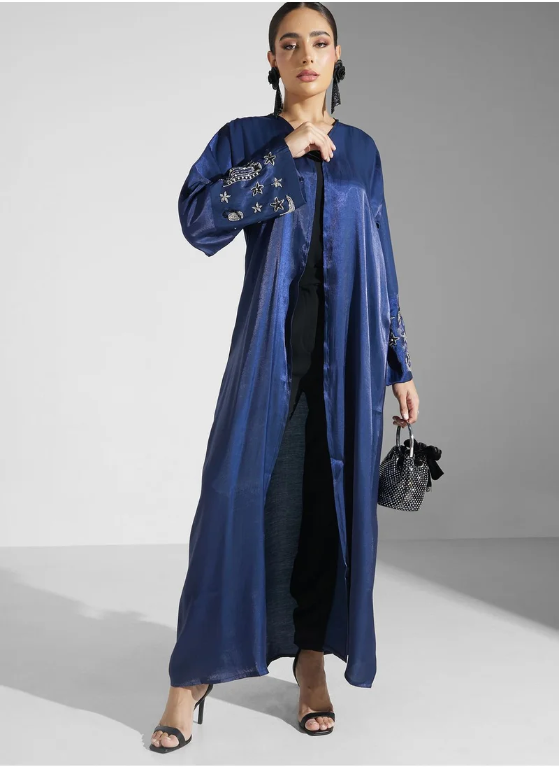 Khizana Embellished Detail Abaya