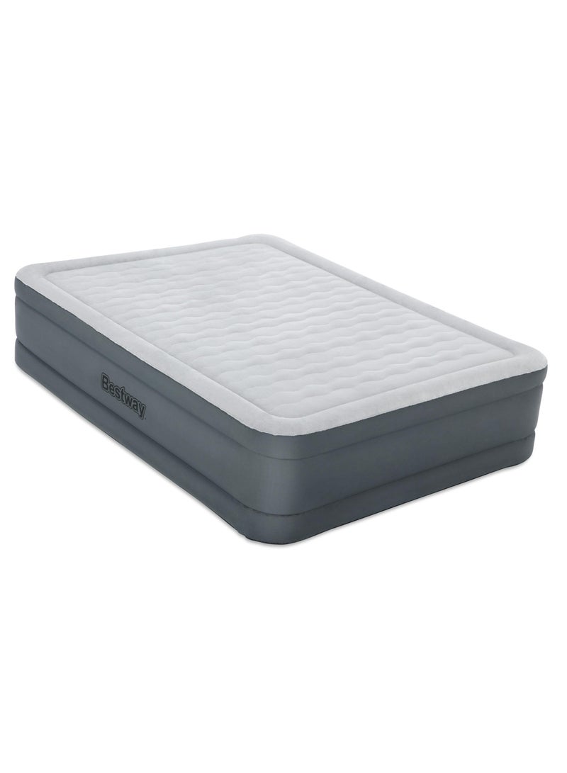 Bestway أفضل سرير هوائي كوين مع مضخة هواء مدمجة 203x152x46 سم | مرتبة هوائية | مرتبة قابلة للنفخ | سرير هوائي للتخييم الداخلي والخارجي - Image 1