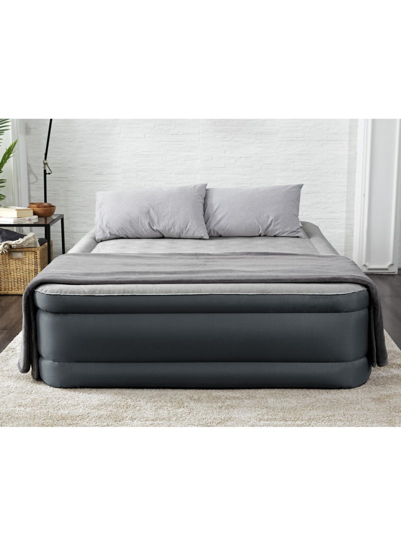 Bestway أفضل سرير هوائي كوين مع مضخة هواء مدمجة 203x152x46 سم | مرتبة هوائية | مرتبة قابلة للنفخ | سرير هوائي للتخييم الداخلي والخارجي - Image 4