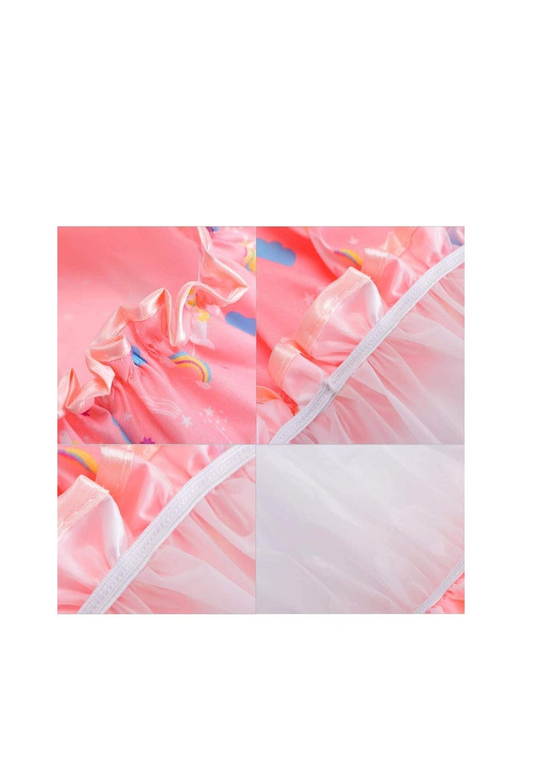 SYOSI 2 Pieces Plastic Shower Caps Double-Layer Bath Cap Elastic Band Shower Hat Waterproof For Women Shower Spa Heat Cap For Deep Conditioning - Image 4