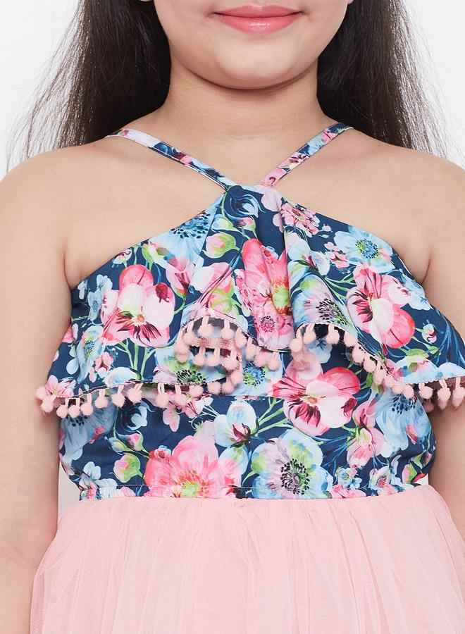 ستايلو بج فستان ستايلو بطبعة زهور مع شبك جانبي - Image 5