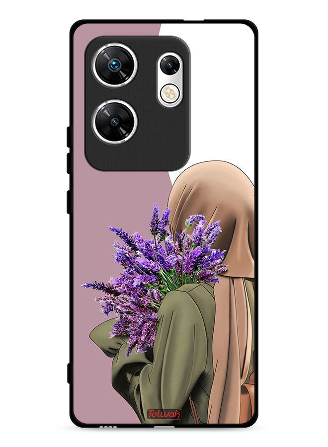 Tolwak غطاء حماية إنفينكس زيرو 30 4G مع تصميم زهري - Image 1