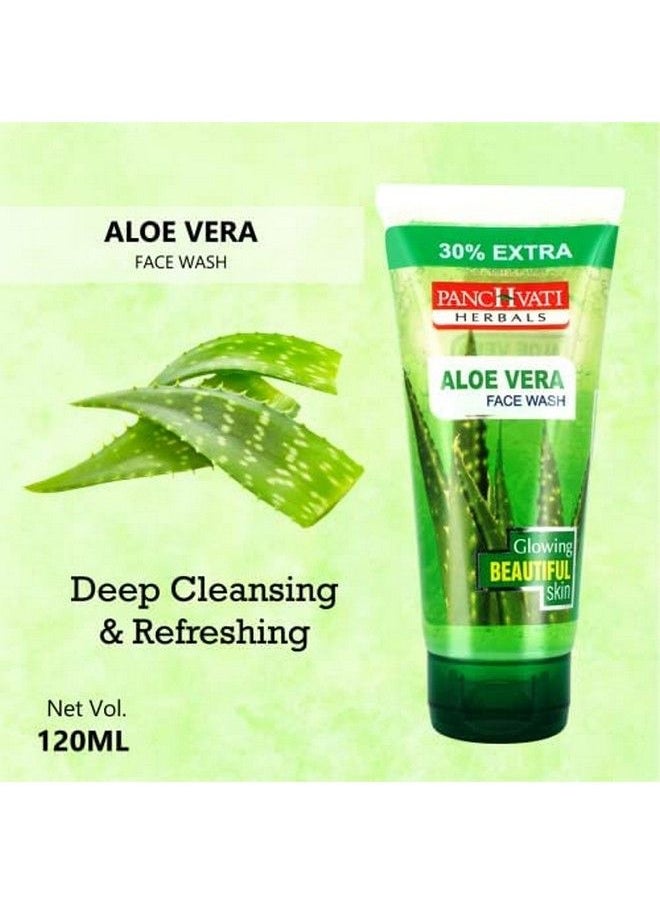 Panchvati Herbals Aloe Vera Face Wash 60 Ml Combo Of 2 120 Ml  - Image 5