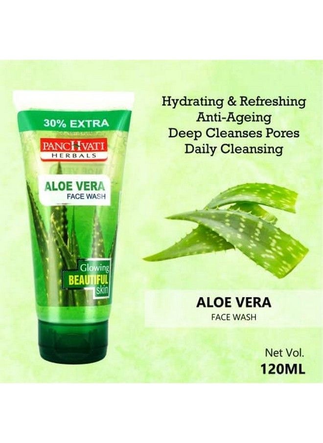 Panchvati Herbals Aloe Vera Face Wash 60 Ml Combo Of 2 120 Ml  - Image 4