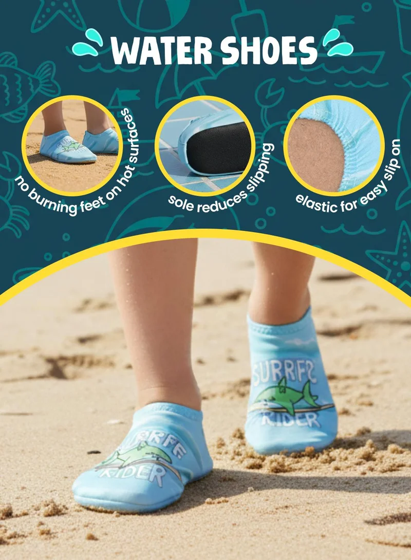 Slipstop Slipstop Surf Rider Kids Non Slip Water and Beach Shoes Lightweight Quick Dry Swim Ready Footwear for Babies and Children