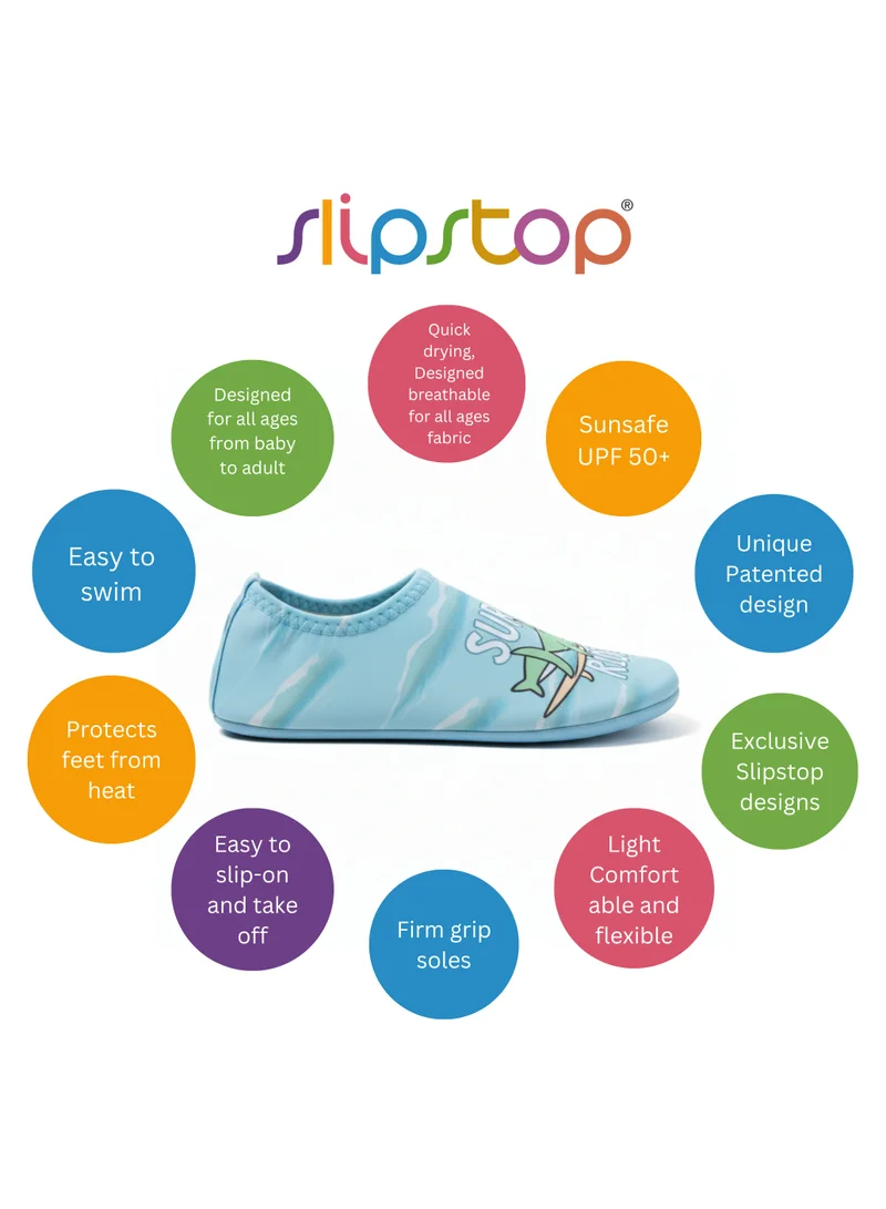 Slipstop XXXL Slipstop Surf Rider Kids Non Slip Water and Beach Shoes Lightweight Quick Dry Swim Ready Footwear for Babies and Children for Men | Best Price UAE