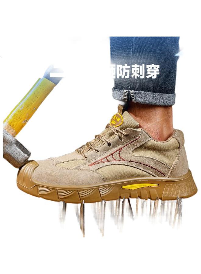 GUYISA Men'S Winter Insulated Electrician Safety Shoes With Anti-Smashing, Anti-Piercing, Plastic Toe Cap, Lightweight And Safe Work Shoes 0225S 38 - Image 1