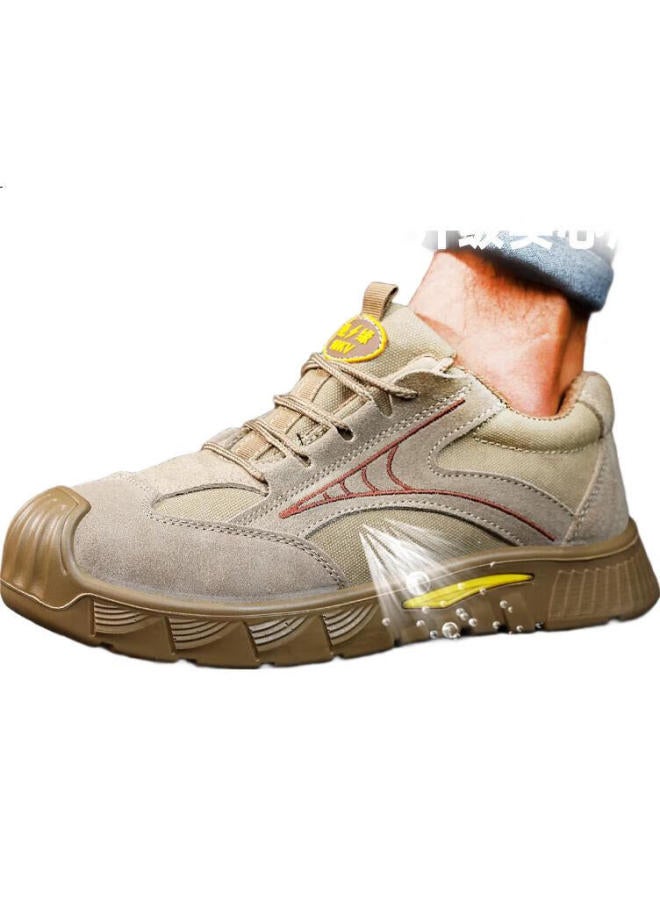 GUYISA Men'S Winter Insulated Electrician Safety Shoes With Anti-Smashing, Anti-Piercing, Plastic Toe Cap, Lightweight And Safe Work Shoes 0225S 38 - Image 3