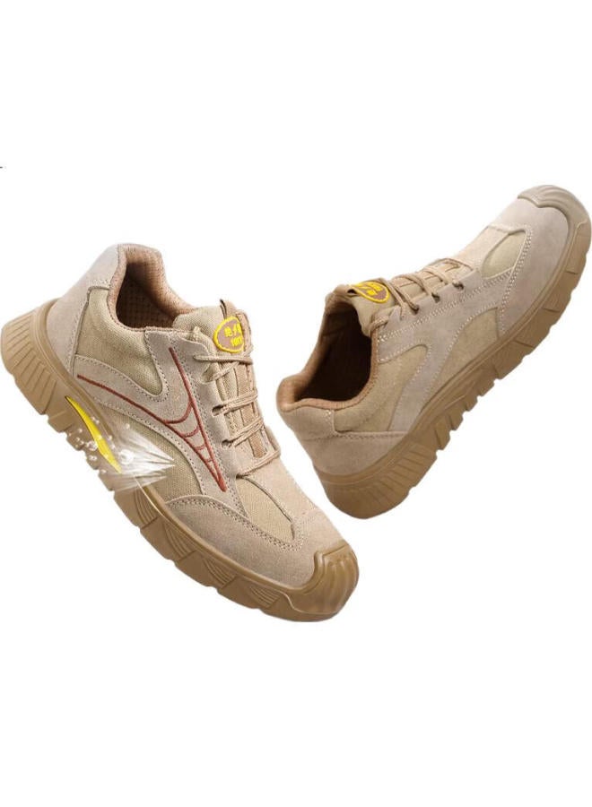 GUYISA Men'S Winter Insulated Electrician Safety Shoes With Anti-Smashing, Anti-Piercing, Plastic Toe Cap, Lightweight And Safe Work Shoes 0225S 38 - Image 2