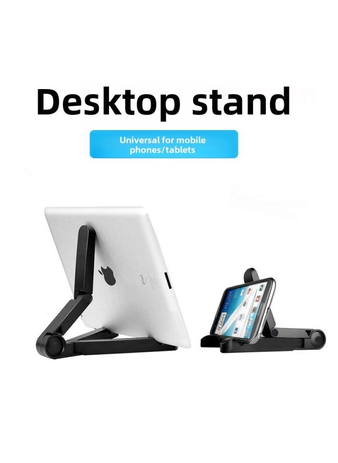 Generic Neutral Lazy Stand Ipa Rack Triangle Mobile Phone Holder Foldableing Desktop Tablet Holder-Color:White  - Image 2