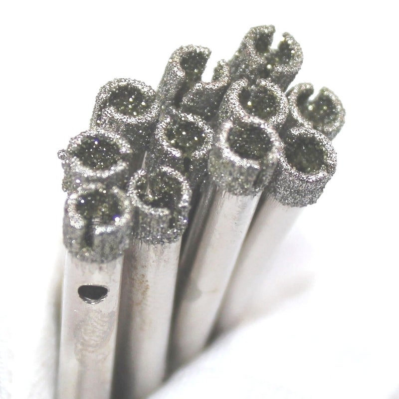 Jingling 5mm Diamond Drill Bit, 3/16" Diamond Drill Bits for Glass, Coated Core Drill Hole Saw Drilling Tools for Rocks Ceramic Tile Pack of 20Pcs - Image 3