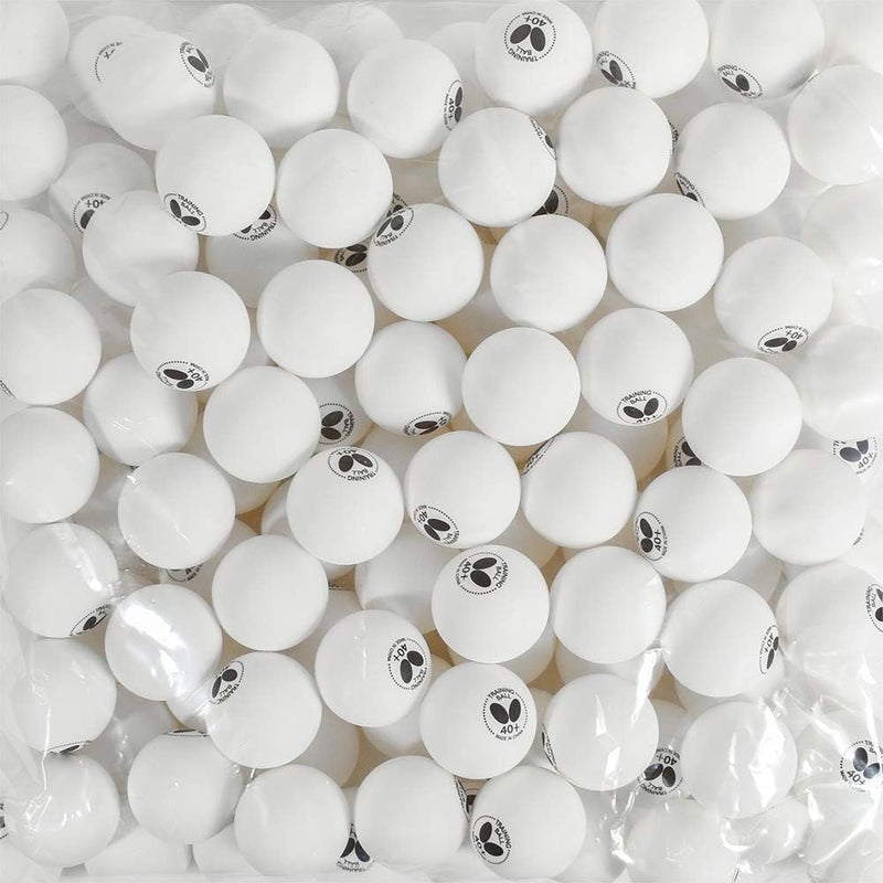 Butterfly 40+ Training Table Tennis Ball - White, 40mm Training Balls - Box of 120-40+ Training Balls are Comparable to a Three-Star Ball - Image 3