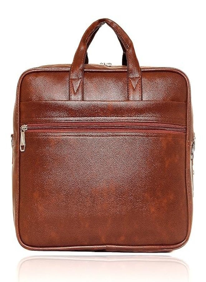 BILL BOND Synthetic Leather Briefcase Best Laptop Messenger Bag Satchel For Men - Image 4