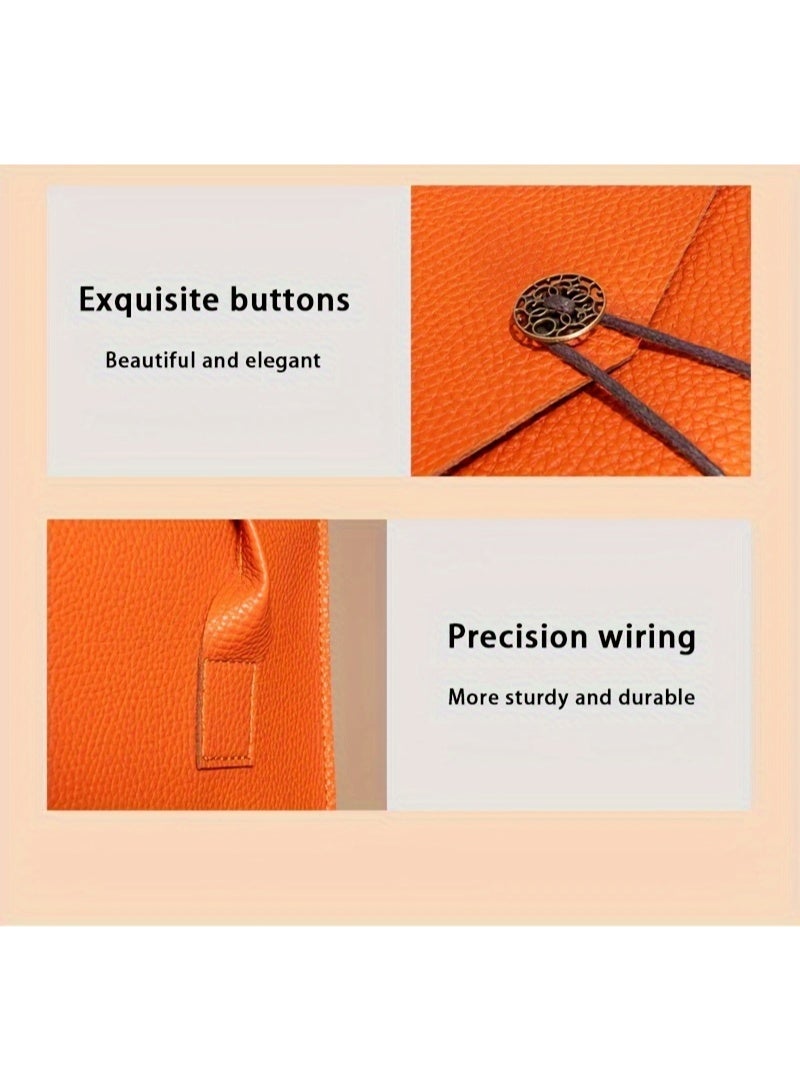 NIBEMINENT Large Capacity Faux Leather Gift Box，Handheld Gift Bag for Holidays Mother'S Day, Weddings, Birthdays，Anniversary（store food, gifts, matcha tea sets, etc.） - Image 5