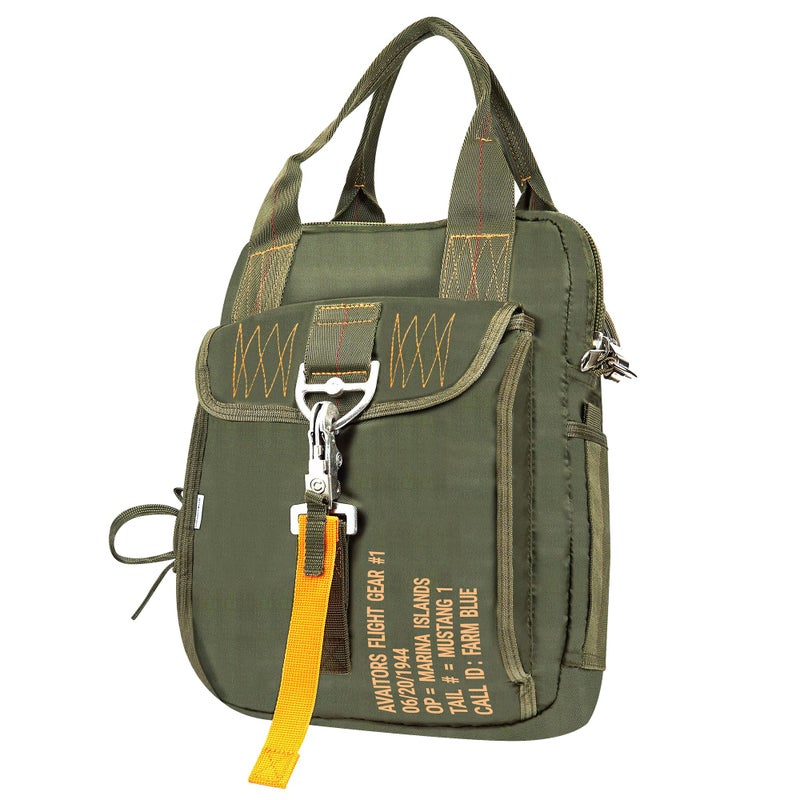 Farm Blue Tactical Flight Bag Aviators Parachute Pilot Helmet Bag #1 OD Green - Military Style - Image 1