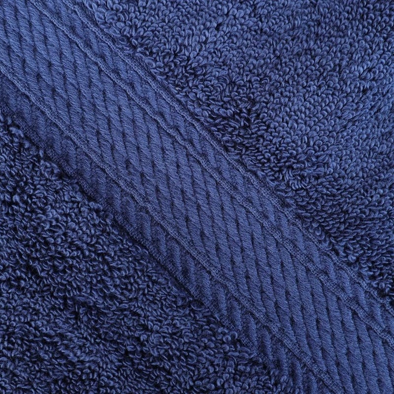 سوبيريور مجموعة مناشف سوبيريور 900GSM، 3 قطع، أزرق بحري، 3 قطع - Image 3