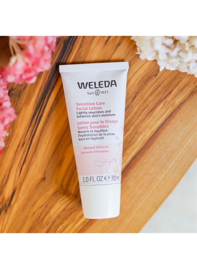 Weleda Sensitive Care Face Lotion, 1 Fluid Ounce, Fragrance Free, Plant Rich Moisturizer with Sweet Almond Oil - Image 2
