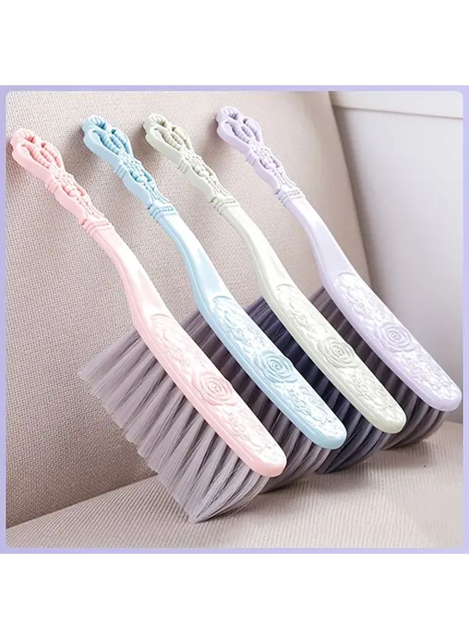 Long Handle Soft Bristle Sweeper Broom Heavy Duty Plastic Frame Random Color 1 Pack - Image 1