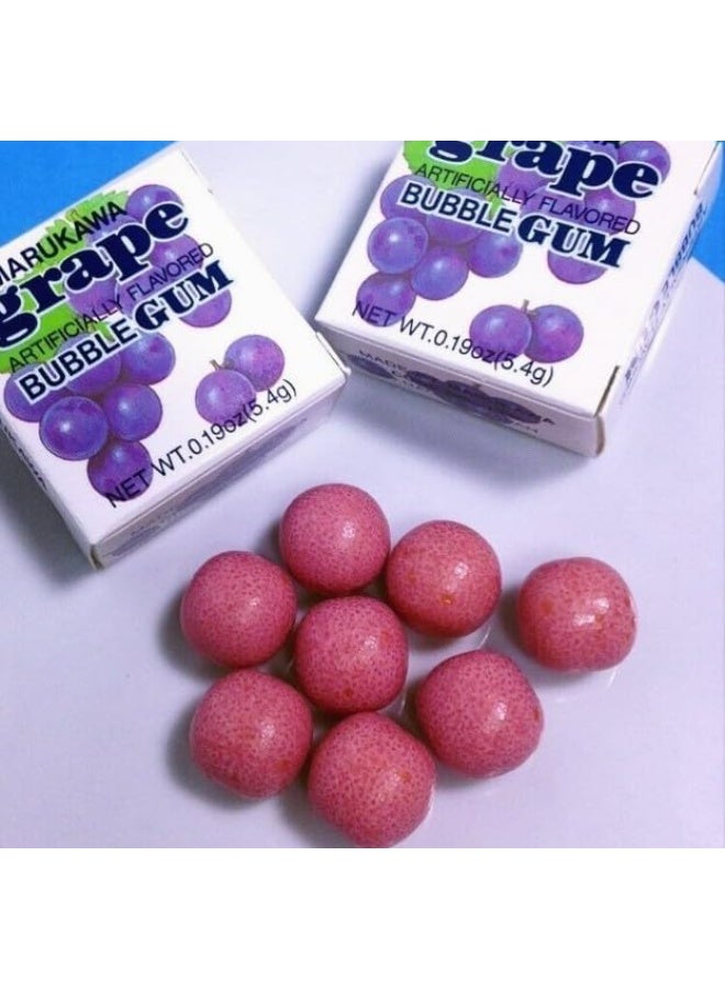 Marukawa Grape Bubble Gum – Pack of 12 | Chewy & Sweet Grape Flavor | Fun for Kids & Adults - Image 3