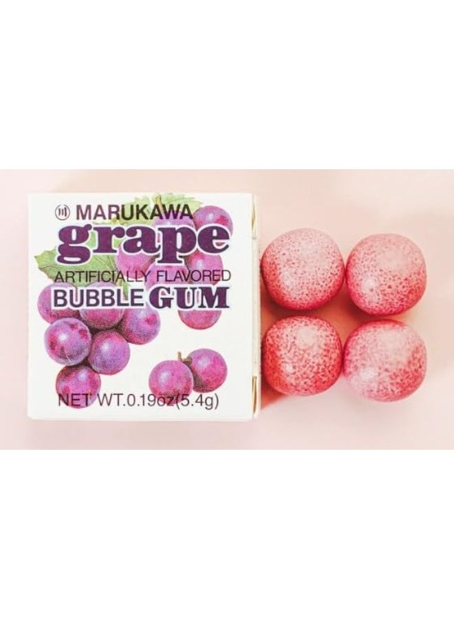 Marukawa Grape Bubble Gum – Pack of 12 | Chewy & Sweet Grape Flavor | Fun for Kids & Adults - Image 2