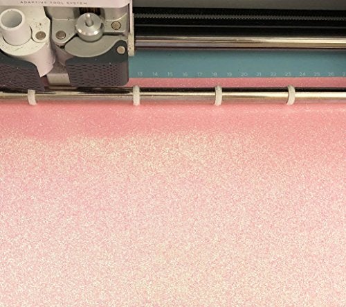 Crafasso 12" x 12" 300gms Heavy & Premium Glitter cardstock, 15 Sheets, Light Pink - Image 3