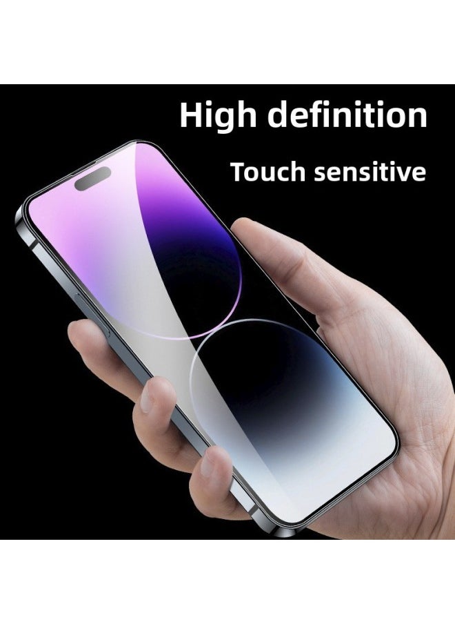 Generic - Suitable For Iphone16 Ultra-thin 0.1 Tempered Film Full Screen Second Sticker Artifact For Iphone 16promax Full Screen 1514-Color:0.1 Fully Transparent Full Screen Coverage Ultra-thin German Glass Tempered Film (with Special Packaging And Artifact)-Size:16E/14/13PRO/13 - Image 1